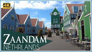 Walking Tour in Zaandam  The great shopping area  The classic mansions  4k [upl. by Bria]