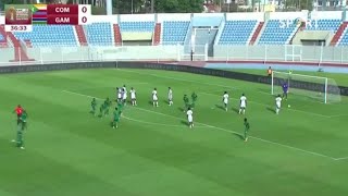 Youssouf MChangama Goal  Comoro vs Gambia 11 Goals ResultsHighlights Africa Cup of Nations [upl. by Leraj835]