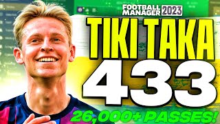 The BEST Tiki Taka FM23 Tactic 67 Possession  Quadruple Won  Best FM23 Tactics [upl. by Edrick]