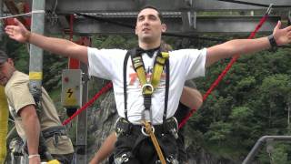 Bungy Jumping Val Verzasca ZERO LIMITI [upl. by Latrina]