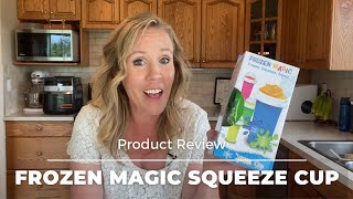 Check This Out Frozen Magic Squeeze Cup  Slurpee Maker Review Video [upl. by Gnay]