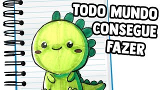 DESENHOS FÁCEIS PARA FAZER NA ESCOLA  TODO MUNDO CONSEGUE [upl. by Gracia]