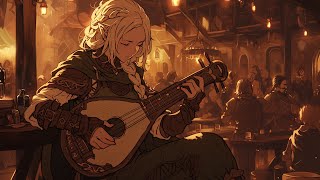 Relaxing Medieval Music  BardTavern Ambience Fantasy Celtic Music Sleeping Tavern BGM [upl. by Salakcin]