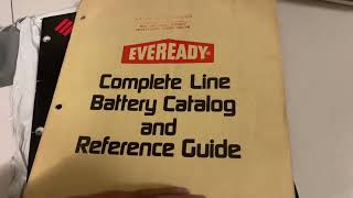 2 Eveready Battery Catalogs 1977 and 1990  Smoke Alarm Reference Charts [upl. by Varipapa]