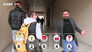 Ercişte yoğun istek üzerine 120 kişiyle seçim anketi yaptık Sonuçlar videomuzda [upl. by Lladnyk]