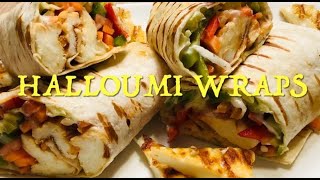 Halloumi Wraps  Delicious Grilled Halloumi Wraps Loaded With Veggies  Healthy OnTheGo Veg Meal [upl. by Lodie871]