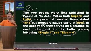 LAllegro  Il Penseroso BY JOHN MILTON  BY BISWANI SIR [upl. by Chemosh]