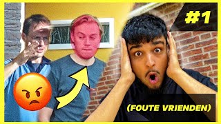 MENSEN BOOS MAKEN AAN DE DEUR  FOUTE VRIENDEN 1 ft RouandYT [upl. by Ynnos584]