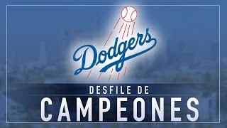 🔴 Desfile de Campeones los Dodgers celebran su título de la Serie Mundial [upl. by Nowed]