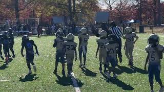 Cockeysville eagles vs Stemmers Run U8 semifinal tacklefootball ScottLaRod [upl. by Harragan]