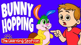 Bunny Hopping ♫ Easter Bunny ♫ Different Colored Bunnies ♫ Kids Songs by The Learning Station [upl. by Bria]