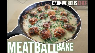 Meatball Bake for the Carnivore Diet  Family Dinner Recipe [upl. by Nivlak447]