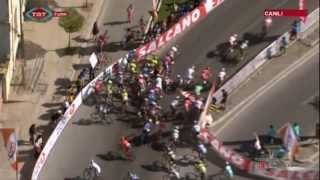 Presidential Cycling Tour of Turkey 2013  Stage 7  Final kilometers [upl. by Ahsatan]