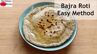 Bajra Roti Recipe  How To Make Bajra Roti  Pearl Millet Roti For Weight Loss  Skinny Recipes [upl. by Tikna]