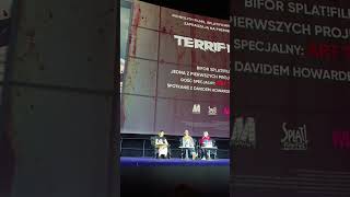 Terrifier 3 premiere in Warsaw Interview with David Howard Thorton Art the Clown P5 terrifier3 [upl. by Nailij]