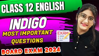 Indigo class 12 question answers Class 12 English [upl. by Zollie629]