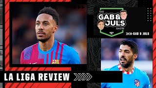 Reacting to Aubameyangs first Barcelona hat trick  LaLiga  ESPN FC [upl. by Uok]