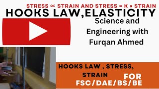 GCSE Physics  Elasticity spring constant and Hookes Law [upl. by Wycoff]