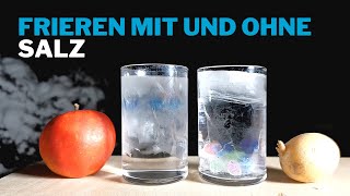 Friert das Salzwasser ein Experiment zum Nachmachen [upl. by Esemaj]