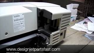 DesignJet 500 covers removal [upl. by Thomasin]