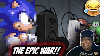 BRANDO REACTS TO Flashgitz Console Wars  NINTENDO vs SEGA [upl. by Haveman]