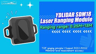 YDLIDAR SDM18 Laser Ranging Module support ROS ROS2 [upl. by Corneille]