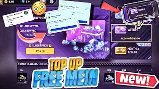 Weekly Membership In 7 Rupees  How To Get Weekly Membership In Free Fire Rs 7  Play Store 95 Off [upl. by Greenebaum520]