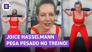 Joice Hasselmann mostra treino pesado e recebe elogios Bumbum perfeito [upl. by Ellenahc]