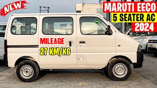 Maruti Eeco 5 Seater AcCNG 2024 model  Value for money [upl. by Eatnoed]