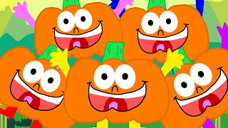 Five Little Pumpkins  Children Nursery Rhyme Song I Kindergarten Rhymes [upl. by Accebar965]