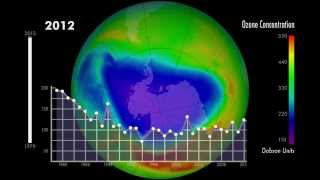 Ozone minimum concentrations 19792013 and 2014 [upl. by Alejna607]