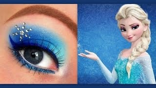 Disneys Frozen Elsa makeup tutorial [upl. by Pride]