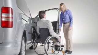 Wheelchair transfer to car with seat lift [upl. by Derriey]