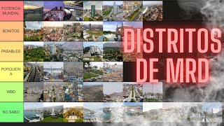 NO VIVAS en estos distritos 🌆 TIER LIST DE DISTRITOS DE LIMA [upl. by Nrobyalc457]