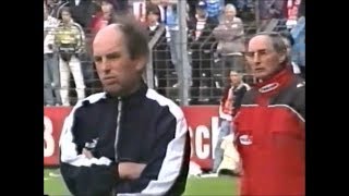 1998 FC Gütersloh  Fortuna Düsseldorf 21  Tor Mathias Jack  Interv Holger Fach Hannes Linßen [upl. by Asserac727]