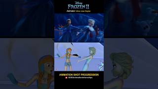 Frozen 2  Olafs Frozen Adventure Shot Progression shorts [upl. by Oicneserc]