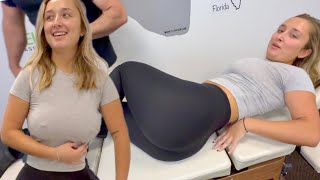 SUPER LOUD Chiropractic CRACKS Test Her Nerves in INTENSE Session [upl. by Malorie]