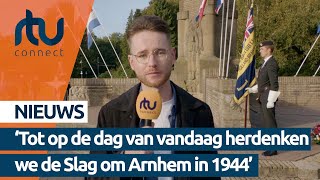 80e herdenking De Naald Oosterbeek  RTV Connect [upl. by Anaert183]