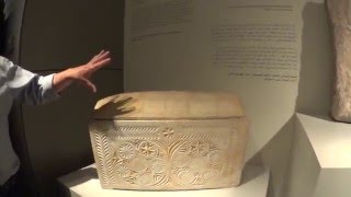 The Israel Museum Jerusalem  an ossuary of Caiaphas the high priest from the time of Jesus [upl. by Blight]