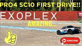 TEAM ASSOCIATED PRO4 SC10 first drive [upl. by Zamir]