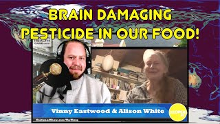 Pesticides That Damage The Brain Are In Our Food Supply Alison White on The Vinny Eastwood Show [upl. by Eudocia]