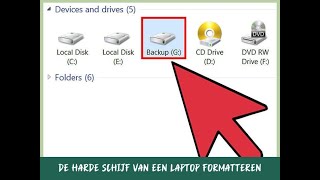 De harde schijf van een laptop formatteren [upl. by Noemi402]