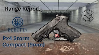 Range Report Beretta Px4 Storm Compact Pistol 9mm [upl. by Dayiz989]