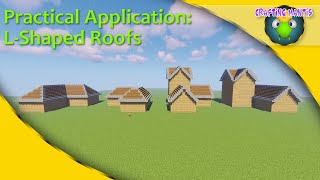 Practical Application How to Build LShaped Roofs ♥ Building with Mantis [upl. by Akeemahs]