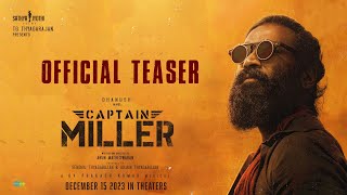 CAPTAIN MILLER Teaser  Dhanush  Shivarajkumar Sundeep Kishan Priyanka Mohan  Arun Matheswaran [upl. by Eemia]