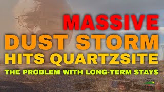 Massive Dust Storm Hits Quartzsite Arizona [upl. by Bainter]