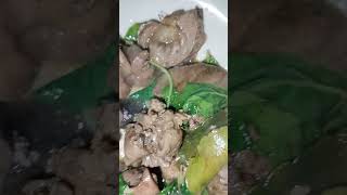 Char kadav kreing krong chicken Delicious food eating [upl. by Blancha]