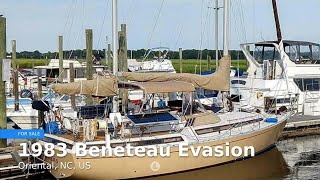 1983 Beneteau Evasion for sale in Oriental NC US [upl. by Cohbath]