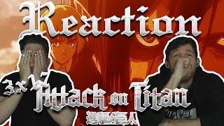 Attack on Titan 3x17 REACTION [upl. by Ijnek]