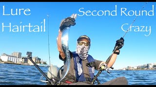 Hairtail Lure Fishing Technique  Slow Jgging  Kayak Fishing  悉尼路亚带鱼第二部 [upl. by Kcirdor]